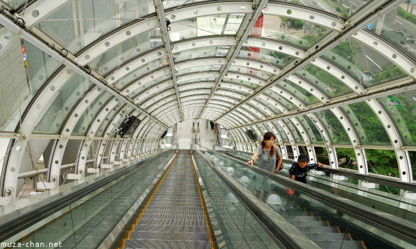 Fuji TV's Escalator