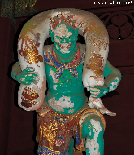 Fujin Statue, Nitenmon Gate, Taiyuin Mausoleum, Nikko