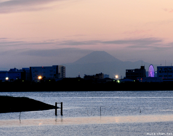 Mount Fuji, view from Kasai Rinkai Park