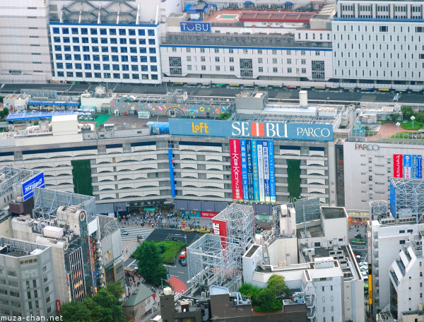Seibu, Tobu Departments Stores in Ikebukuro