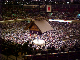 Sumo salt tossing Sumo salt tossing