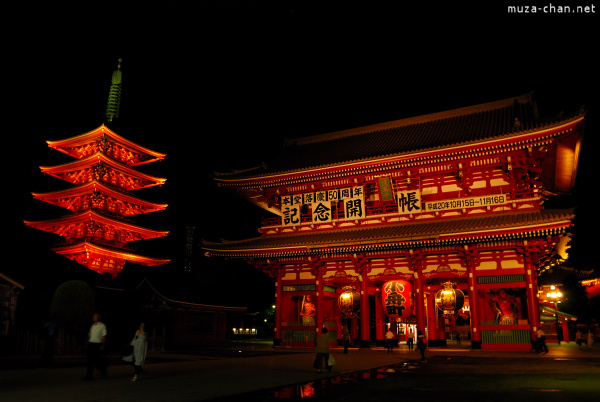 Hozomon Gate at Senso-ji Temple Hozomon Gate at Senso-ji Temple