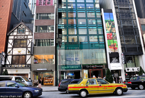 Narrow Buildings in Ginza Narrow Buildings in Ginza