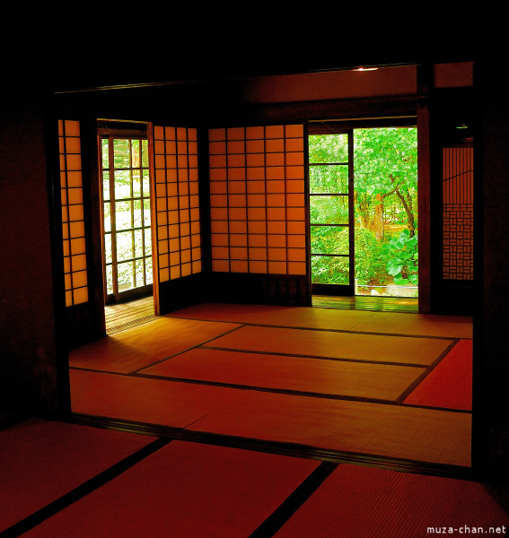 Japanese house, interior, at Edo Tokyo Open Air Museum