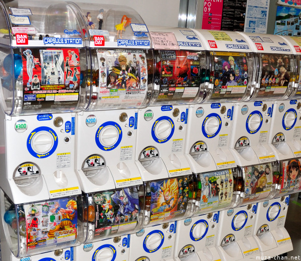 Gashapon Machines, Tokyo Anime Center, Akihabara UDX