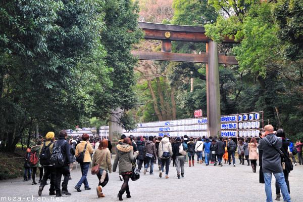 Hatsumode Crowd, Meiji Jingu Shrine, Tokyo Hatsumode Crowd, Meiji Jingu Shrine, Tokyo