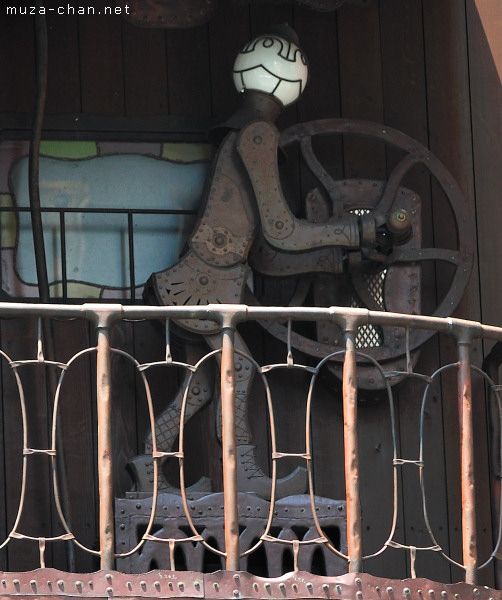 Hayao Miyazaki: NI-TELE really BIG clock, Nippon Television Tower, Tokyo
