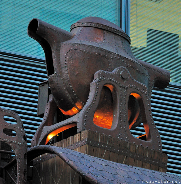 Hayao Miyazaki: NI-TELE really BIG clock, Nippon Television Tower, Tokyo
