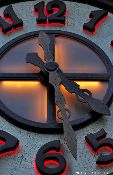 Hayao Miyazaki: NI-TELE really BIG clock, Nippon Television Tower, Tokyo