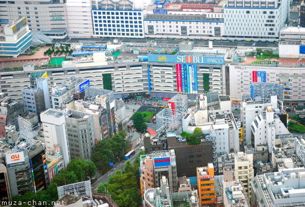 Bird’s Eye View of Ikebukuro Station, Tokyo Bird’s Eye View of Ikebukuro Station, Tokyo