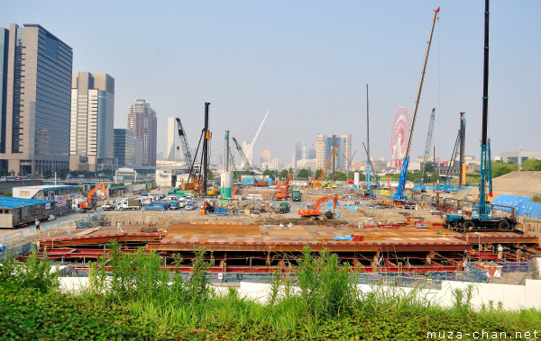 Odaiba Construction Site, Odaiba, Tokyo Odaiba Construction Site, Odaiba, Tokyo