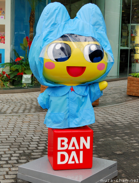 Tamagotchi in Raincoat, Bandai Building Asakusa, Tokyo Tamagotchi in Raincoat, Bandai Building Asakusa, Tokyo