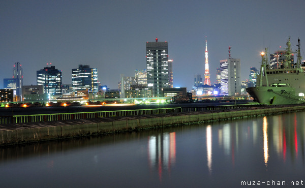 Tokyo Tower, View from Harumi Pier