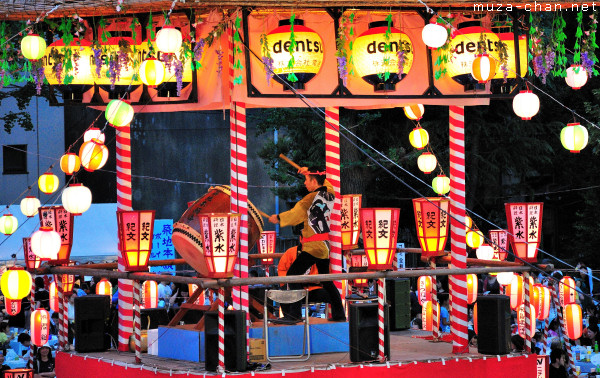 Bon Odori Drummer, Tsukiji Hongwanji Temple, Tsukiji, Tokyo