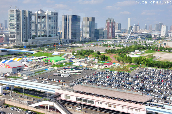 Aomi Parking, the Odaiba Tokyo Drift venue Aomi Parking, the Odaiba Tokyo Drift venue