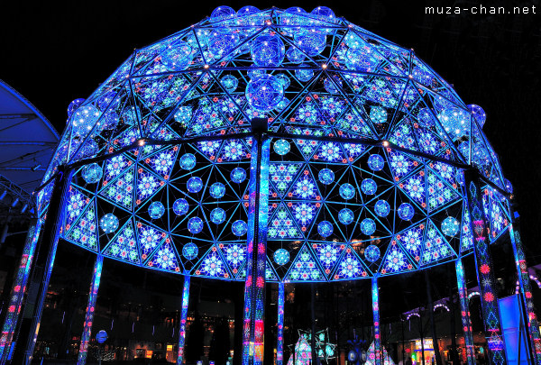 Tokyo Christmas Illuminations, Tokyo Dome City, Galaxy Dome Tokyo Christmas Illuminations, Tokyo Dome City, Galaxy Dome