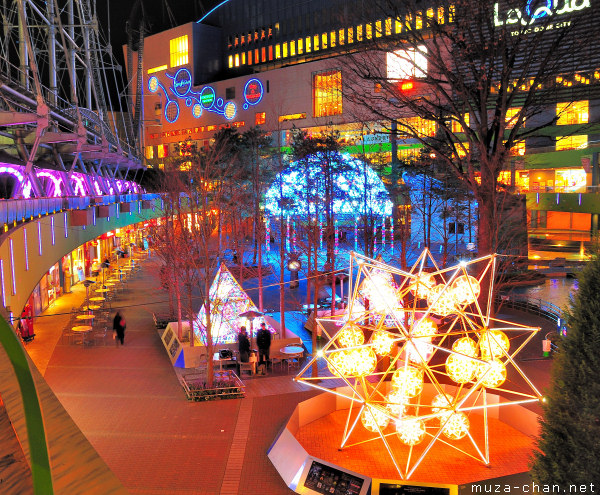 Tokyo Christmas Illuminations, Tokyo Dome City, LaQua Tokyo Christmas Illuminations, Tokyo Dome City, LaQua