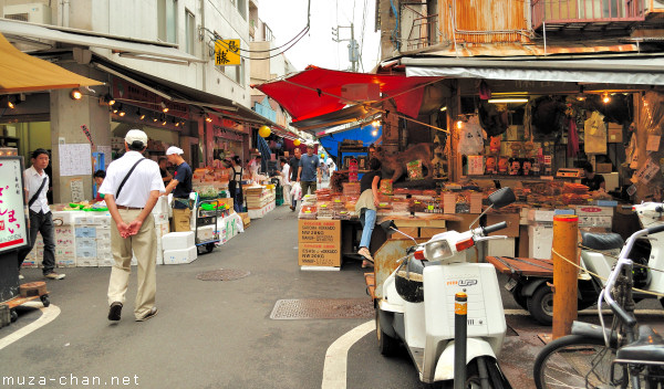 Street Scene, Tsukiji, Tokyo Street Scene, Tsukiji, Tokyo