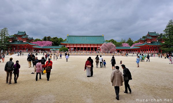 Daigoku-den, Byakko-ro, Soryu-ro, Heian Shrine, Kyoto Daigoku-den, Byakko-ro, Soryu-ro, Heian Shrine, Kyoto