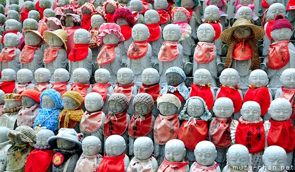 Jizo statues, Osaka