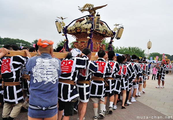 Mikoshi parade, Furusato Kumin Matsuri, Tokyo
