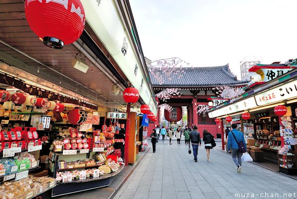 Nakamise-dori, Senso-ji, Asakusa, Tokyo Nakamise-dori, Senso-ji, Asakusa, Tokyo