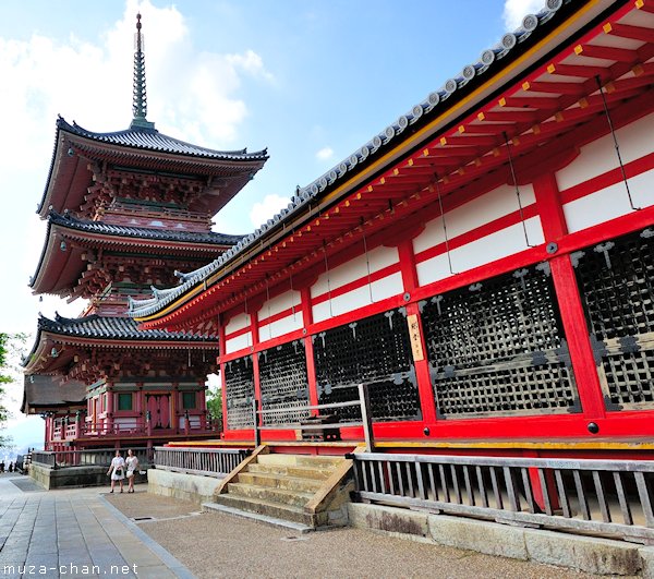Pagoda, Kiyomizu-dera, Kyoto Pagoda, Kiyomizu-dera, Kyoto