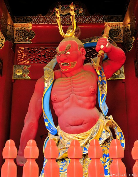 Nio Statue, Niomon Gate, Taiyuin Mausoleum, Nikko Nio Statue, Niomon Gate, Taiyuin Mausoleum, Nikko