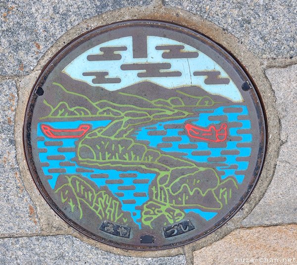 Bridge to heaven Manhole Cover, Amanohashidate Bridge to heaven Manhole Cover, Amanohashidate