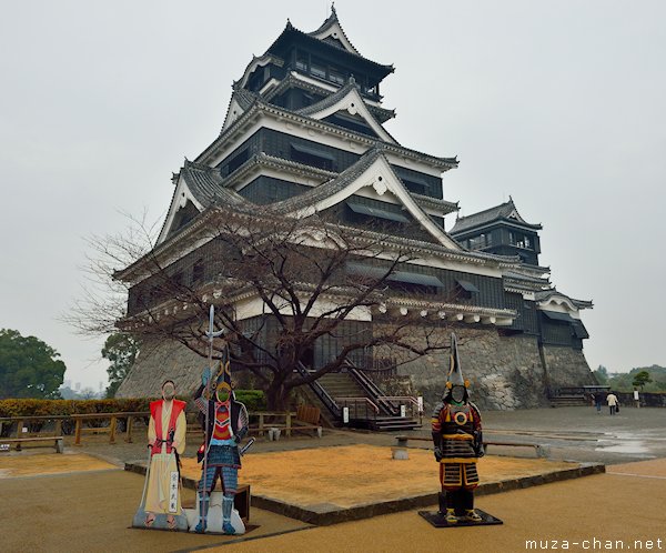 Tenshu, Kumamoto Castle, Kumamoto Tenshu, Kumamoto Castle, Kumamoto