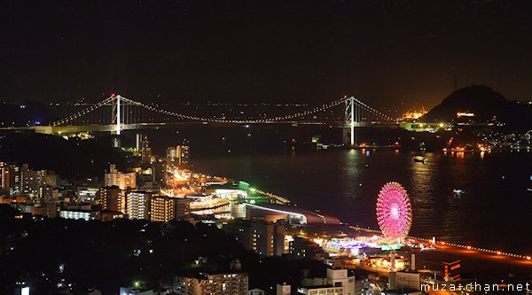 View from Kaikyo Yume Tower, Shimonoseki View from Kaikyo Yume Tower, Shimonoseki