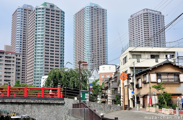 Tsukishima street, Tokyo Tsukishima street, Tokyo