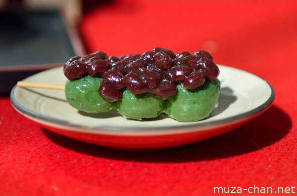 Matcha Dango with Tsubuan
