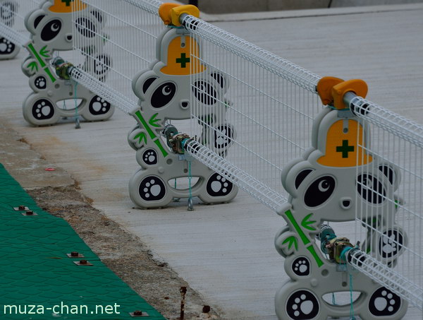 Japanese roadside barriers, Takamatsu, Kagawa