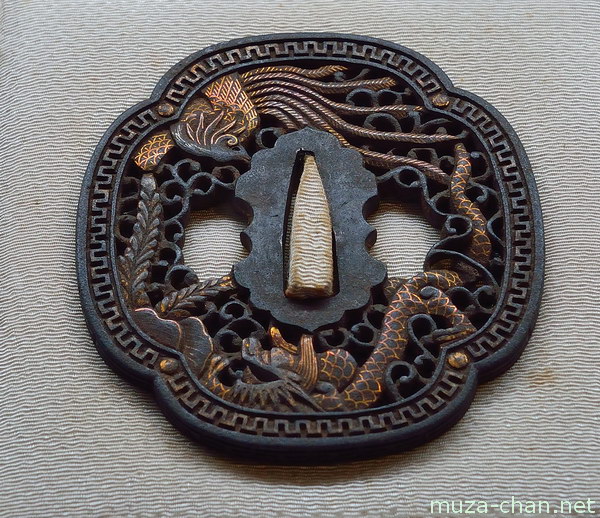 Tsuba, Aoyagi Samurai House, Kakunodate, Akita Tsuba, Aoyagi Samurai House, Kakunodate, Akita