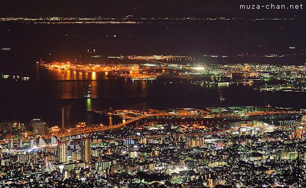 Kobe, View from Mount Rokko Observatory Kobe, View from Mount Rokko Observatory
