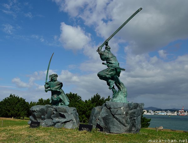 Miyamoto Musashi versus Sasaki Kojiro, Ganryu Island, Shimonoseki Miyamoto Musashi versus Sasaki Kojiro, Ganryu Island, Shimonoseki