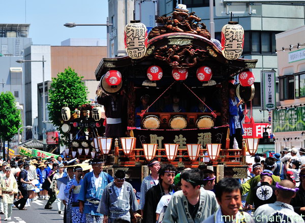 Floats Parade at Uchiwa Matsuri, Kumagaya, Saitama Uchiwa Matsuri, Kumagaya, Saitama