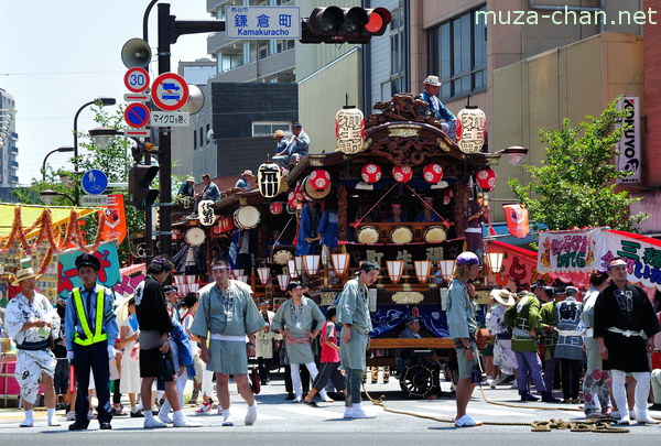 Floats Parade at Uchiwa Matsuri, Kumagaya, Saitama Uchiwa Matsuri, Kumagaya, Saitama