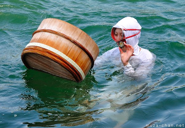Ama women diver, Mikimoto Pearl Island, Toba Ama women diver, Mikimoto Pearl Island, Toba