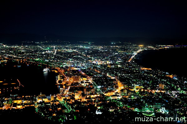 Hakodate, View from Mount Hakodate Observatory Hakodate, View from Mount Hakodate Observatory