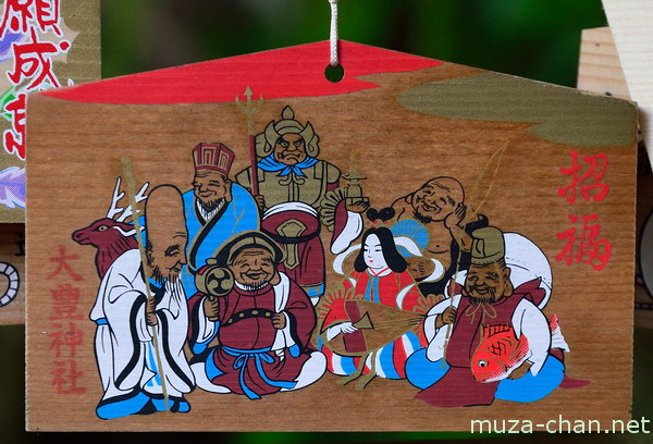 the Seven Gods of Luck Ema the Seven Gods of Luck Ema