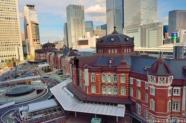 Tokyo Station, View from JP Tower, Marunouchi, Tokyo Tokyo Station, View from JP Tower, Marunouchi, Tokyo