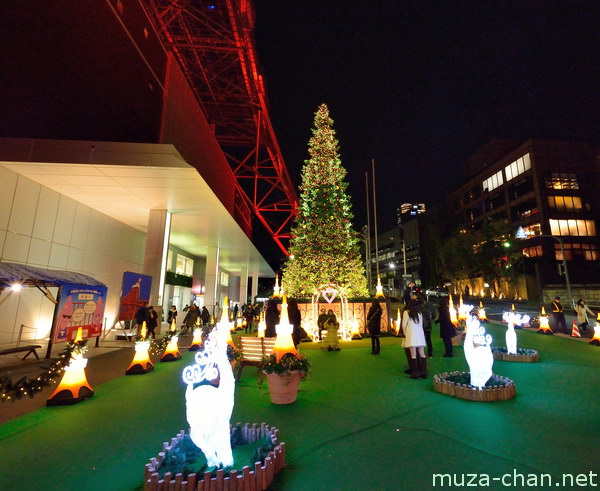 Tokyo Tower Christmas Tree, Minato, Tokyo Tokyo Tower Christmas Tree, Minato, Tokyo