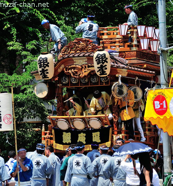 Floats Parade at Uchiwa Matsuri, Kumagaya, Saitama Uchiwa Matsuri, Kumagaya, Saitama