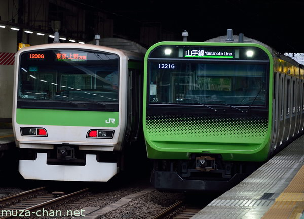 E231 series, E235 series, Yamanote train, Tokyo E231 series, E235 series, Yamanote train, Tokyo