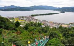 Amanohashidate, the northern side of the Bridge to Heaven