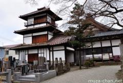 Unique castle tower inside a temple