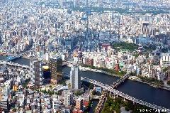 Asakusa, birds-eye view from Tokyo Sky Tree