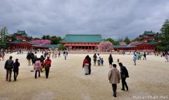 How the first Imperial Palace from Kyoto looked like